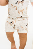 Dream Gallop Bamboo Shorts Set
