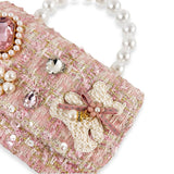 Tweed Teddy & Jewel Purse (2 Colors)