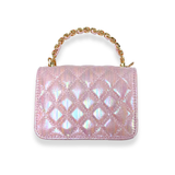 Shiny Quilted Purse