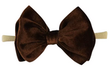 Velvet Bow Headband - 15+ colors!