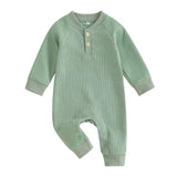 Solid Waffle Knit Romper - Multiple Colors!