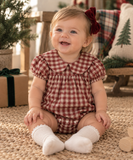 Holiday Gingham Romper