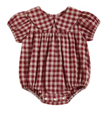 Holiday Gingham Romper