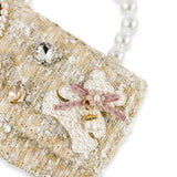 Tweed Teddy & Jewel Purse (2 Colors)