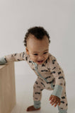 Dirt Bikes Long Sleeve Zip Romper
