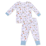Football Check - Bamboo Loungewear Set