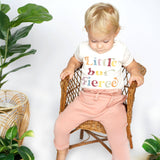 Little but Fierce Cotton Baby Onesie