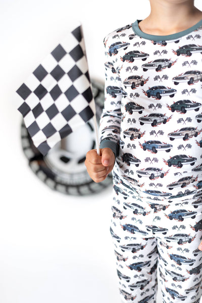 Classic Cars Bamboo Two-Piece Set