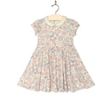 Collar Twirl Dress - Vintage Floral