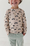 Dirt Bikes Raglan Sweatshirt