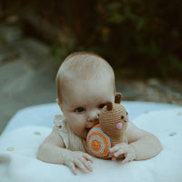 Baby Snail Rattle – Garden-Themed Toy