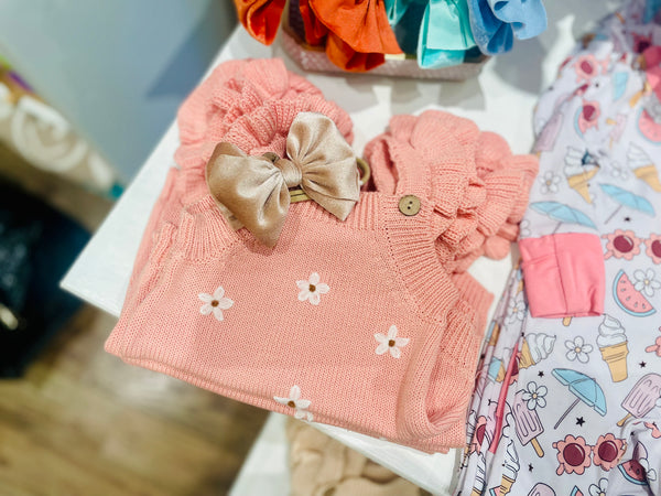 Daphne Romper - Rose