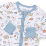 Football Check - Bamboo Convertible Romper