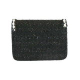 Pearl Trim Tweed Purse