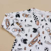 Sk8er Bamboo Zip Romper