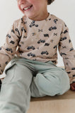 Dirt Bikes Raglan Sweatshirt