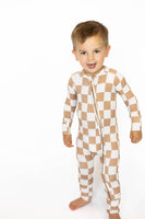 Dune Checkered Bamboo Sleeper