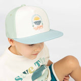 Happiness Comes In Waves Kids Snapback Hat