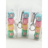 Paw Light Up Clicker Keyboard Keychain Fidget Toy
