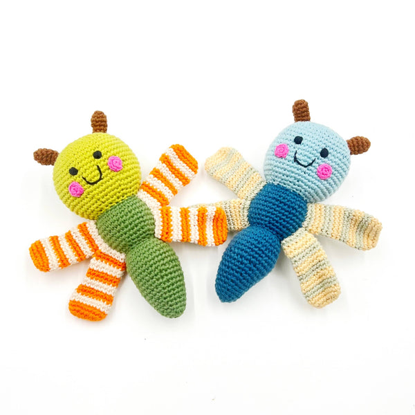 Winged Dragonfly Rattle - Garden-Themed Toy