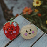 Pretend Play Food Rattle - Strawberry