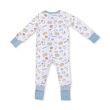 Football Check - Bamboo Convertible Romper
