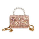 Tweed Teddy & Jewel Purse (2 Colors)
