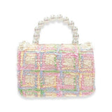 Pastel Tweed Purse