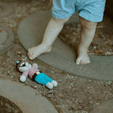 Handcrafted Pirate Rattle – Organic Cotton Crochet