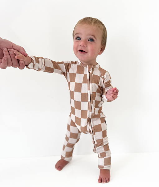 Dune Checkered Bamboo Sleeper