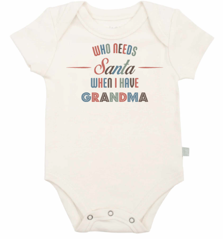 Who Needs Santa Organic Cotton Bodysuit