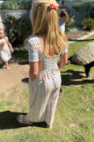 Bloom Check Bamboo Jumper