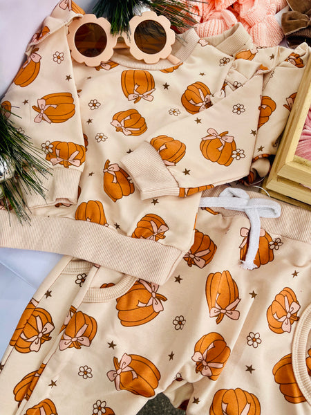 Bow Pumpkin Lounge Set