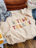 Little Turkey Sweatshirt Romper