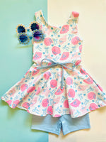 Shell Yeah! Tie-Waist Active Dress Set