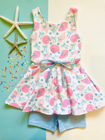 Shell Yeah! Tie-Waist Active Dress Set