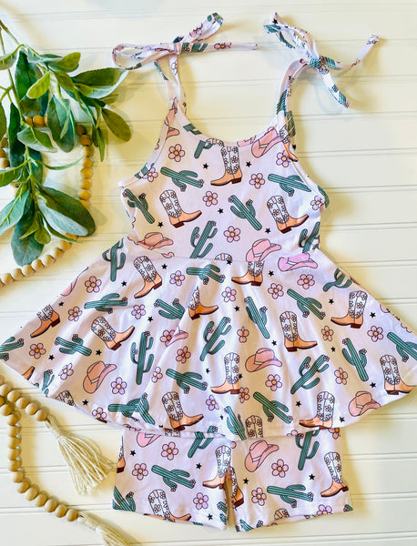 Winnie 2Pc Dress Set - Cowgirl