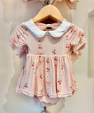 Cherry Coquette Bamboo Romper