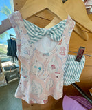 Sea Princess Bamboo Bow Back 2pc set