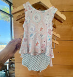 Sea Princess Bamboo Bow Back 2pc set