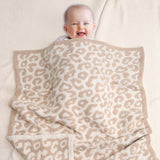 Kids Leopard Print Lux Blanket - 29"L x 35"W