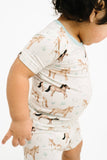 Dream Gallop Bamboo Shorts Set