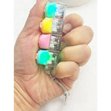 Paw Light Up Clicker Keyboard Keychain Fidget Toy