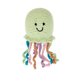 Jellyfish Baby Rattle – Handmade Organic Cotton