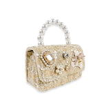 Tweed Teddy & Jewel Purse (2 Colors)