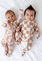 Dune Checkered Bamboo Sleeper