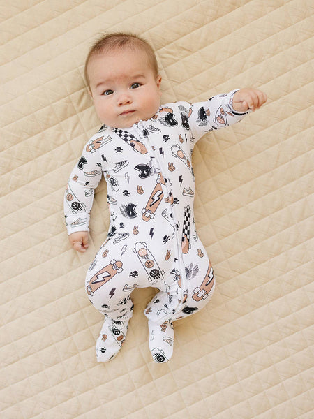 Sk8er Bamboo Zip Romper