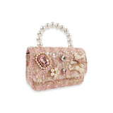 Tweed Teddy & Jewel Purse (2 Colors)