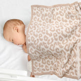 Kids Leopard Print Lux Blanket - 29"L x 35"W