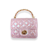 Shiny Quilted Purse